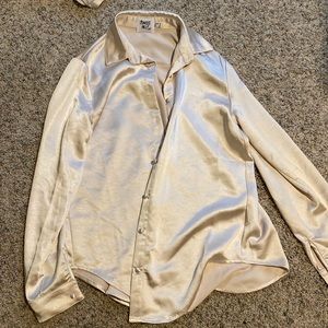 Princess Polly, satin button up, size 2